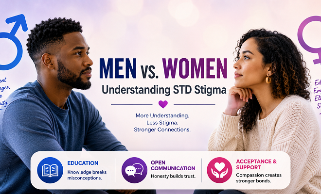 Do men and women experience STD stigma differently?