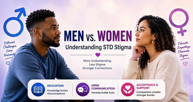 Do men and women experience STD stigma differently?